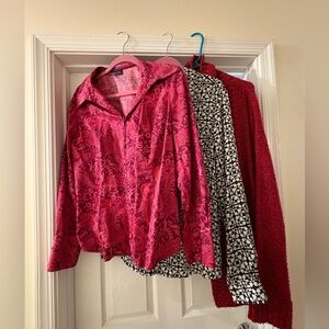 {2 items} Bundle Jones New York Women’s Tops Size XL